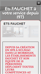 Mobile Screenshot of ets-fauchet.com