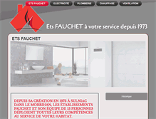 Tablet Screenshot of ets-fauchet.com